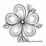 Traditional Irish Clover Coloring Pages 3