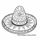 Traditional Mexican Sombrero Coloring Pages 4