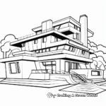 Trapezoid in Architecture Coloring Pages 3