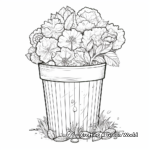 Trash Can in Nature Coloring Pages 3