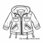 Trendy Leather Jacket Coloring Pages 4