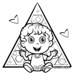 Triangle Patterns Coloring Pages for Toddlers 2