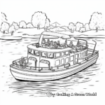 Trifecta Pontoon Boat Coloring Pages 1