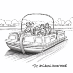 Trifecta Pontoon Boat Coloring Pages 4