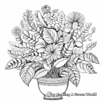 Tropical Rainforest Coffee Plant Coloring Pages 3