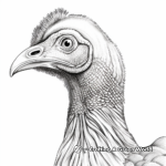 Turkey Profile Picture Coloring Pages 1