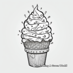 Twisted Soft Serve Ice Cream Coloring Pages 1