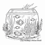 Underwater World Aquarium Coloring Pages 1