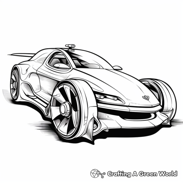 Unicorn Car Coloring Pages - Free & Printable!