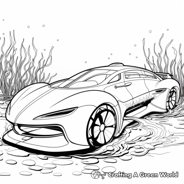 Unicorn Car Coloring Pages - Free & Printable!