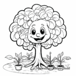 Unique Arbor Day Seedling Coloring Pages 3