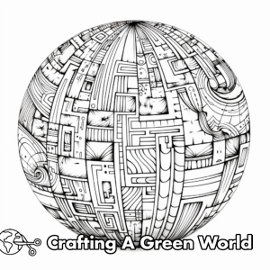 Sphere Coloring Pages - Free & Printable!