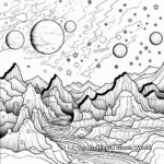 Universe's Galaxy Coloring Pages for Adults 1
