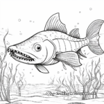 Up-Close Electric Catfish Coloring Pages 2