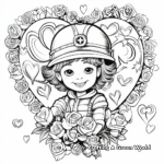 Valentine's Day 'I Love You' Coloring Pages 1