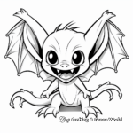 Vampire Bat Feast Coloring Pages 2