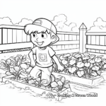 Various Herbs Garden Coloring Pages 2