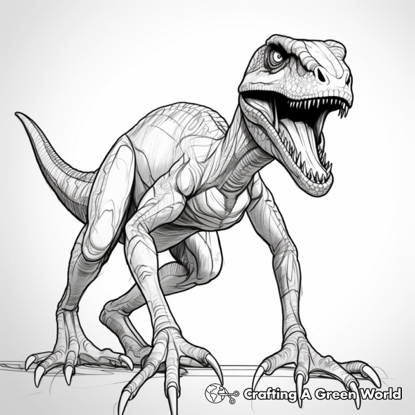 Velociraptor Coloring Pages - Free & Printable!