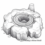 Vibrant Agate Geode Coloring Pages 2