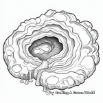 Vibrant Agate Geode Coloring Pages 3