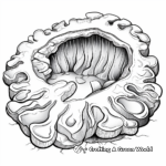 Vibrant Agate Geode Coloring Pages 4