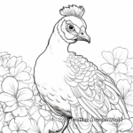 Vibrant Peacock Coloring Pages 2