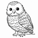 Vibrant Rainbow Budgie Coloring Pages 4