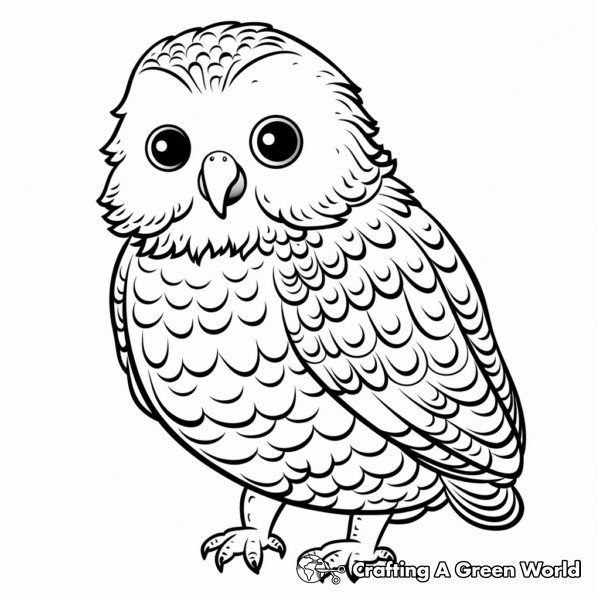 Budgie Coloring Pages - Free &amp; Printable!