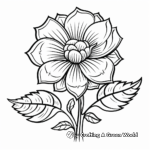 Vibrant Spring Flower Coloring Pages 3