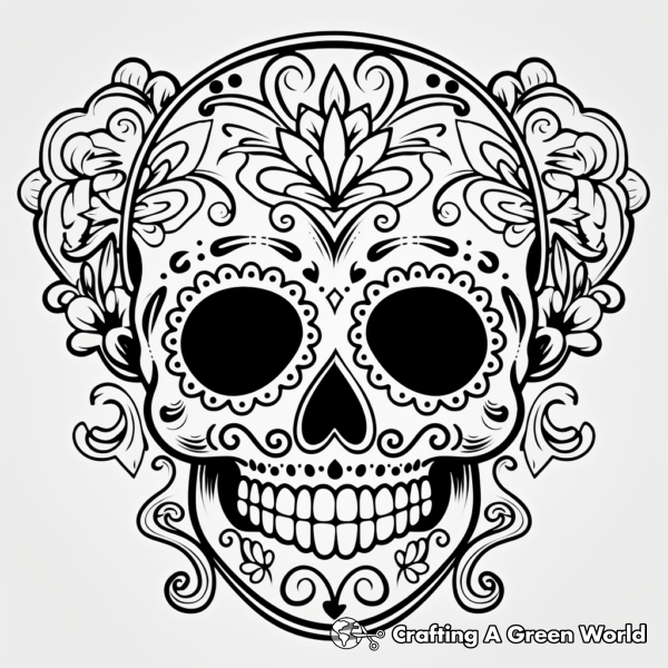 Skull Coloring Pages - Free &amp; Printable!