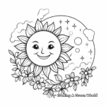 Vibrant Sun and Moon Coloring Pages 3