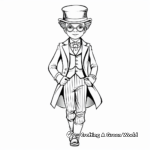 Victorian Gentleman Suit Coloring Pages 3
