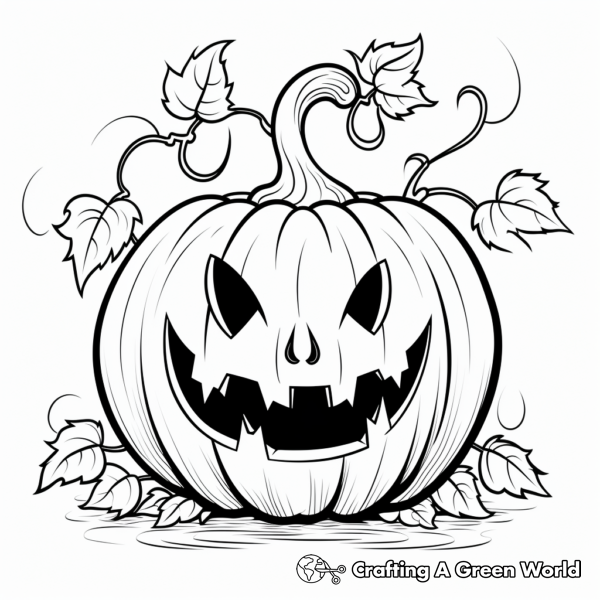 Jack O Lantern Coloring Pages - Free & Printable!