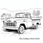 Vintage Chevrolet Truck Coloring Pages 3