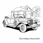 Vintage Classic Car Coloring Pages 1