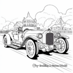 Vintage Classic Racing Car Coloring Pages for Enthusiasts 2