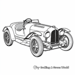 Vintage Classic Racing Car Coloring Pages for Enthusiasts 4