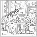 Vintage-Inspired Stress Relief Coloring Pages 1