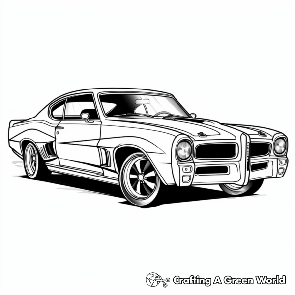 Muscle Car Coloring Pages Free & Printable!
