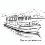 Vintage Pontoon Boat Coloring Pages 4