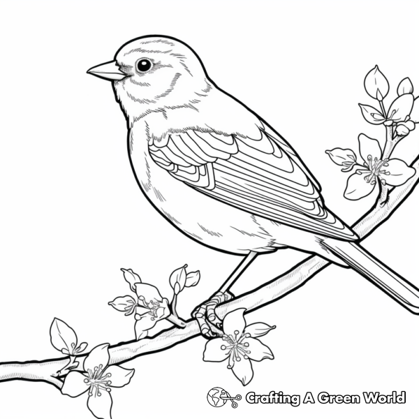 Oriole Coloring Pages - Free &amp; Printable!
