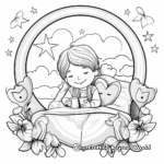Warm Heart and Affectionate Wishes Coloring Pages 1