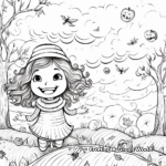Whimsical Autumn Wind Coloring Pages 4