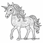 Whimsical Unicorn Coloring Pages for Dreamers 3