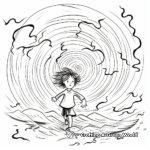 Whirling Hurricane Coloring Pages 3