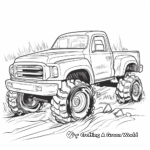 Wild Mud Bogging Truck Coloring Sheets 4