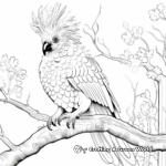 Wildlife Inspired Black Cockatoo Coloring Pages 1