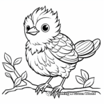 Winter Robin Coloring Pages 4