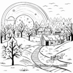 Winter Solstice Celebration Coloring Pages 3