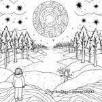 Winter Solstice Traditions around the World Coloring Pages 4